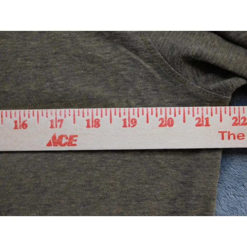 prAna Cardiff Long Sleeve Pocket T-Shirt Mens M Green Hemp Blend - Picture 6 of 8
